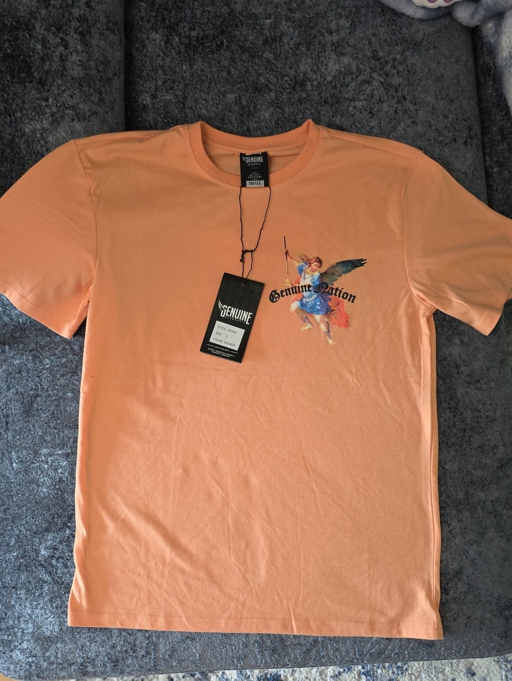 NWT Genuine Authentic Garments Genuine Nation Graphic T-Shirt